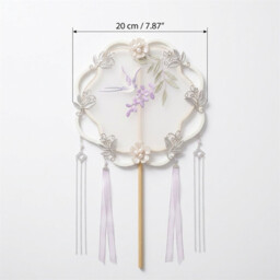 Huacan Wisteria and Bird [Double Frame] - thumbnail 4