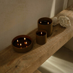 Spaas Candle Warm Wonder 4 Wick 20h Burn Time Brown - thumbnail 5
