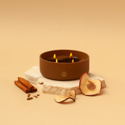Spaas Candle Warm Wonder 4 Wick 20h Burn Time Brown - thumbnail 1