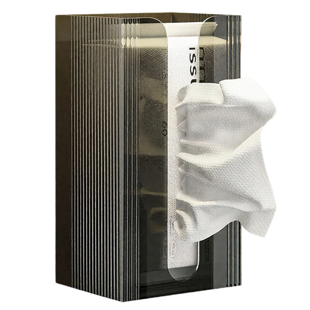 SNSP Toilet Tissue Box Storage Box Light Luxury Multi Functional Toilet Paper Drawing Wall Hanging Tissue Box No Punching - image 1