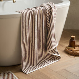 Yard Bath Sheet Hebden Chocolate 100x150cm - thumbnail 1