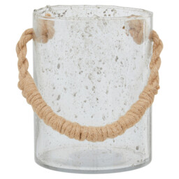 Interiors by Premier Lantern Kuta Rope Natural Medium - thumbnail 1