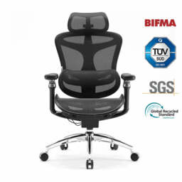 SIHOO Doro C300 Pro Ergonomic Office Chair with Ultra-Soft 6D Armrests, Dynamic Lumbar Support, Seat Depth Adjustment and Adjustable Backrest Desk Chair for Home Office (Black) - thumbnail 3