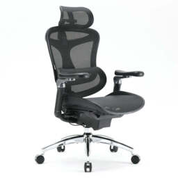 SIHOO Doro C300 Pro Ergonomic Office Chair with Ultra-Soft 6D Armrests, Dynamic Lumbar Support, Seat Depth Adjustment and Adjustable Backrest Desk Chair for Home Office (Black) - thumbnail 4