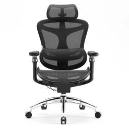 SIHOO Doro C300 Pro Ergonomic Office Chair with Ultra-Soft 6D Armrests, Dynamic Lumbar Support, Seat Depth Adjustment and Adjustable Backrest Desk Chair for Home Office (Black) - thumbnail 1