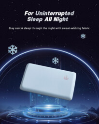 MENDALE Memory Foam Pillows for Sleeping, Cooling Bed Pillow for Neck Pain Relief, Queen Size Ergonomic Cervical Supporter for Side Back Stomach Sleepers  42*70*8 cm