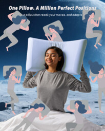 MENDALE Memory Foam Pillows for Sleeping, Cooling Bed Pillow for Neck Pain Relief, Queen Size Ergonomic Cervical Supporter for Side Back Stomach Sleepers  42*70*8 cm - thumbnail 2