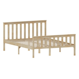 Vida Designs Bed Frame Milan Wooden High Foot Pine Double - thumbnail 7