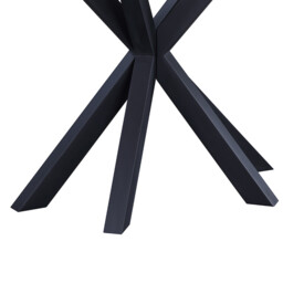 Console Table Nevada Parquet Walnut/Black - thumbnail 4