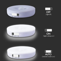 VIVREAL 3 Packs Motion Sensor Lights Indoor Rechargeable Wireless Wall Light LED Stair Night Lights Lamps with Auto/On/Off, New Year Sale , Top gift picks - thumbnail 3