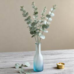 Wei‘s Moment 24pcs Eucalyptus Stems Artificial Eucalyptus Leaves Stems Real Grey Green Touch Leaf Branches for Home Office Flowers Bouquet Centerpiece Wedding Decoration - thumbnail 5