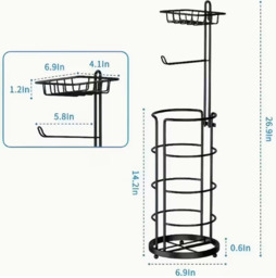 SRD Floor-Standing Multi-Tiered Paper Towel Rack， Style A, New Year Sale , Top gift picks - thumbnail 1