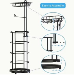 SRD Floor-Standing Multi-Tiered Paper Towel Rack， Style A, New Year Sale , Top gift picks - thumbnail 7