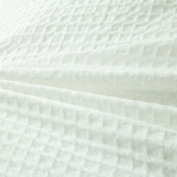 White Waffle Duvet Cover & Pillowcases Set, 200*200CM+50*75CM*2 - thumbnail 2
