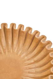 Fifty Five South Decorative Bowl Savio Fluted Marble Ochre Small - thumbnail 4