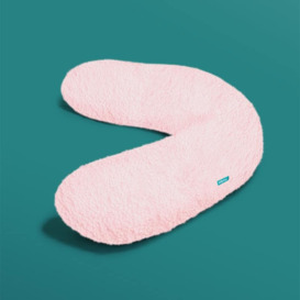 Body Support Pillow - Pink Sherpa