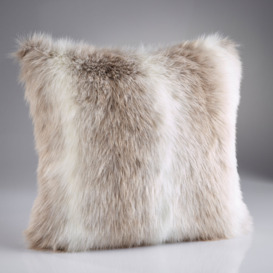 Reindeer Faux Fur Cushion - Large