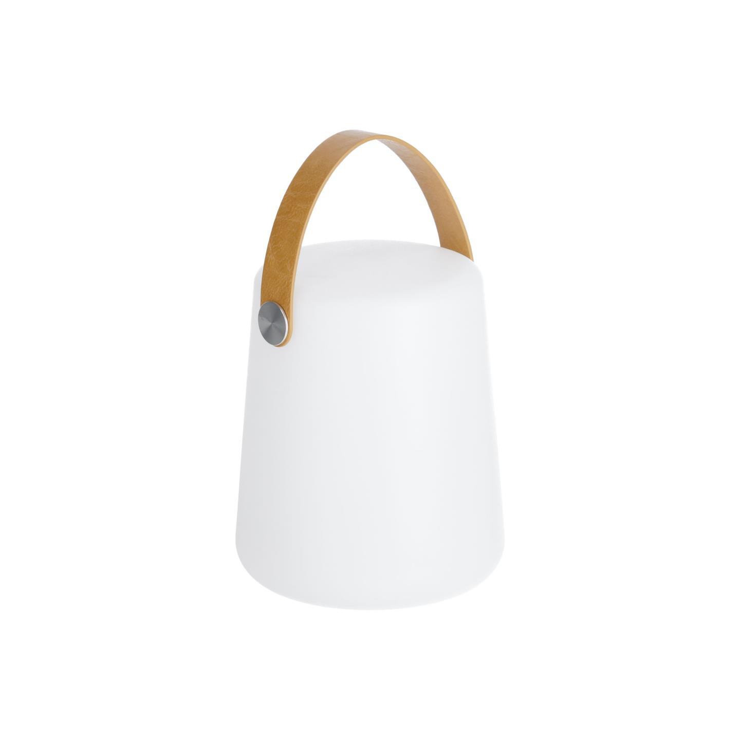 Dialma table lamp with brown flex