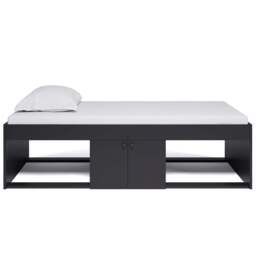 Single Open Niche Cabin Bed, Black - thumbnail 2