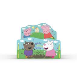 Peppa Pig Toddler Bed, Blue/Yellow - thumbnail 2