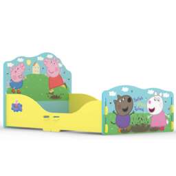 Peppa Pig Toddler Bed, Blue/Yellow - thumbnail 3
