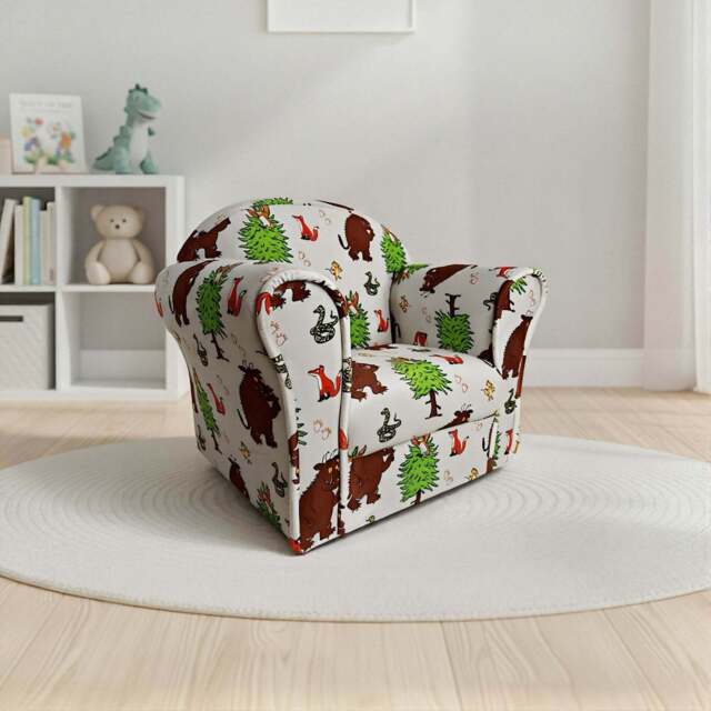 The Gruffalo, Peppa Pig, Dinosaur, White Themed Mini Armchairs - Grey - The Gruffalo [GRMC]