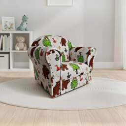The Gruffalo, Peppa Pig, Dinosaur, White Themed Mini Armchairs - Grey - The Gruffalo [GRMC]