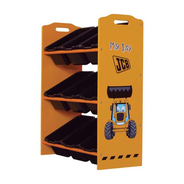 JCB 9 Bin Storage Unit, Orange - image 1