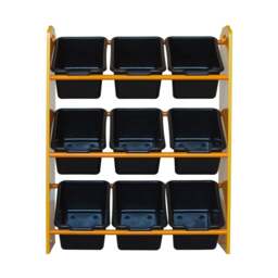 JCB 9 Bin Storage Unit, Orange - thumbnail 2