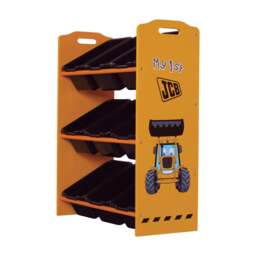 JCB 9 Bin Storage Unit, Orange