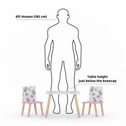 Peppa Pig Table & Chair Set, Pattern - thumbnail 3