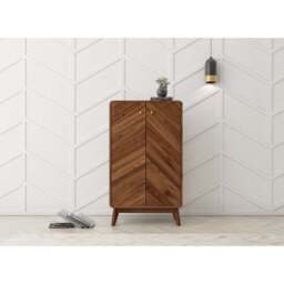 LV44 Shoe Cupboard with 5 Shelves - thumbnail 1