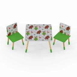 Gruffalo Table & Chair Set, Pattern - thumbnail 1