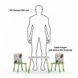 Gruffalo Table & Chair Set, Pattern - thumbnail 3