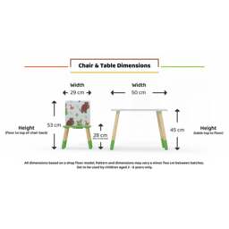 Gruffalo Table & Chair Set, Pattern - thumbnail 4