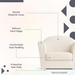 The Gruffalo, Peppa Pig, Dinosaur, White Themed Mini Armchairs - thumbnail 5