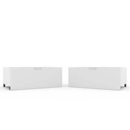 Flash Single Cabin Bed with 2 Drawers, White - thumbnail 4