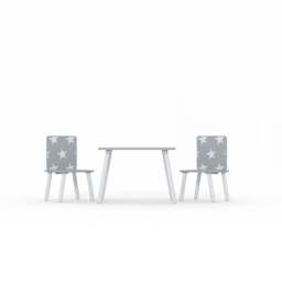 Star Table & Chair Set, Grey - thumbnail 2