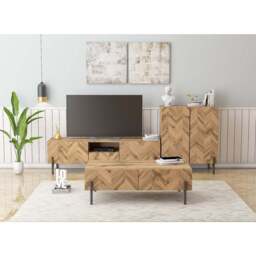 LV37 Coffee Table, Walton Oak - thumbnail 4