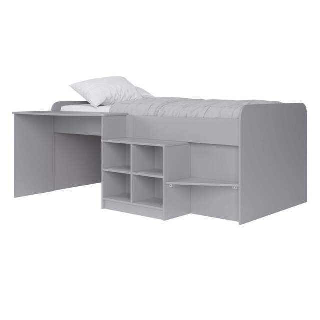 Single, Pilot Cabin Bed, Grey - image 1