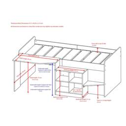 Single, Pilot Cabin Bed, Grey - thumbnail 5