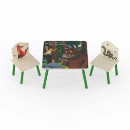 Gruffalo Table & Chair Set, Green/Cream - thumbnail 1