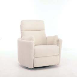1 Seater Electric Recliner Chair, Beige - thumbnail 2