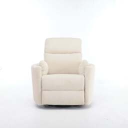1 Seater Electric Recliner Chair, Beige - thumbnail 3