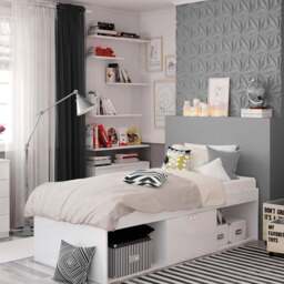 Single Open Niche Cabin Bed, White - thumbnail 4