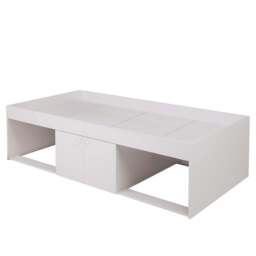 Single Open Niche Cabin Bed, White - thumbnail 2