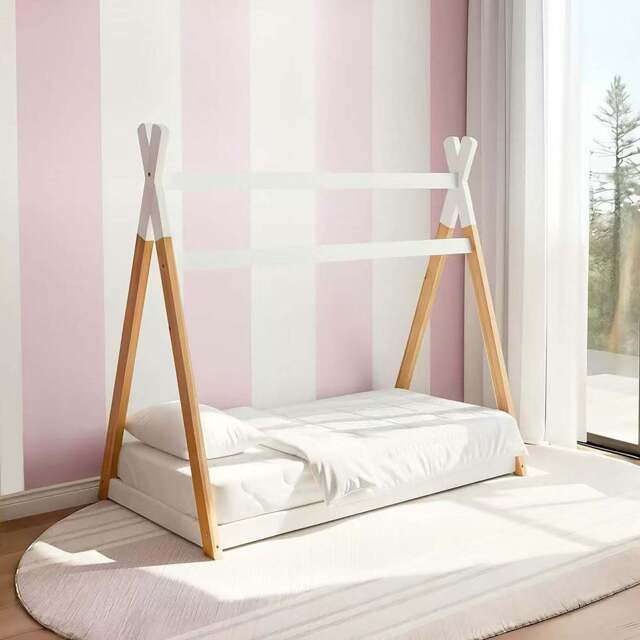 Jinsen Toddler House Bed, White - image 1