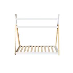Jinsen Toddler House Bed, White - thumbnail 3