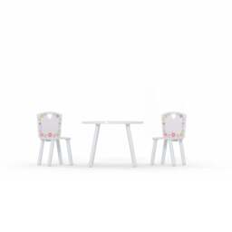 Country Cottage Table & Chair Set, White - thumbnail 2