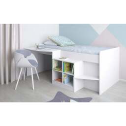 Single, Pilot Cabin Bed, White - thumbnail 5